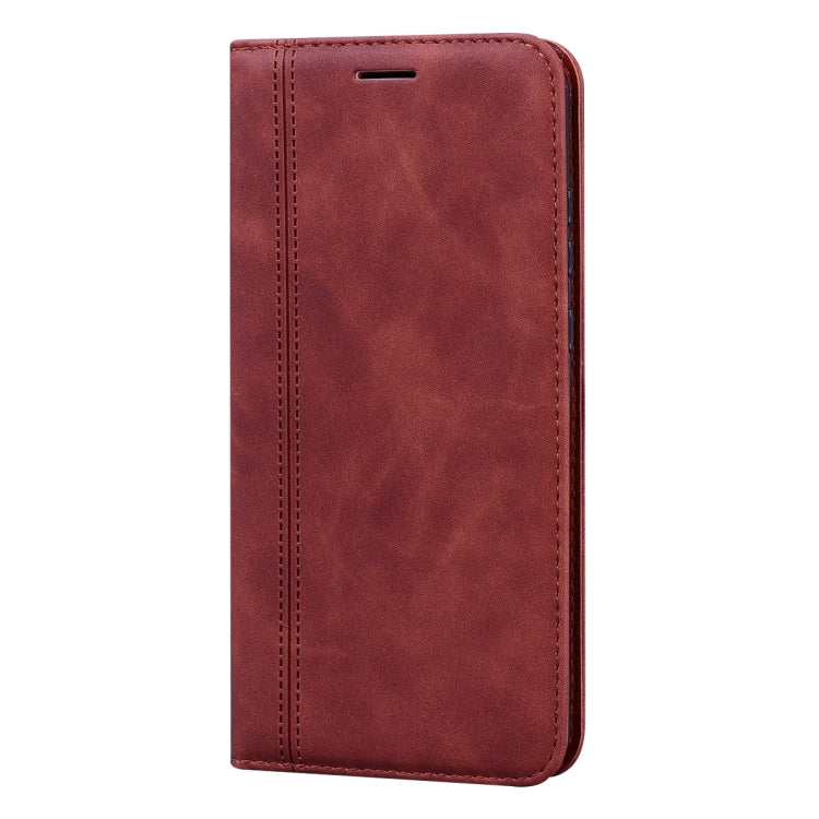 For Huawei Honor 9A Frosted Business Magnetic Horizontal Flip PU Leather Case with Holder & Card Slot & Lanyard