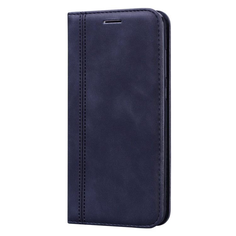 For Huawei Honor 9 Lite Frosted Business Magnetic Horizontal Flip PU Leather Case with Holder & Card Slot & Lanyard