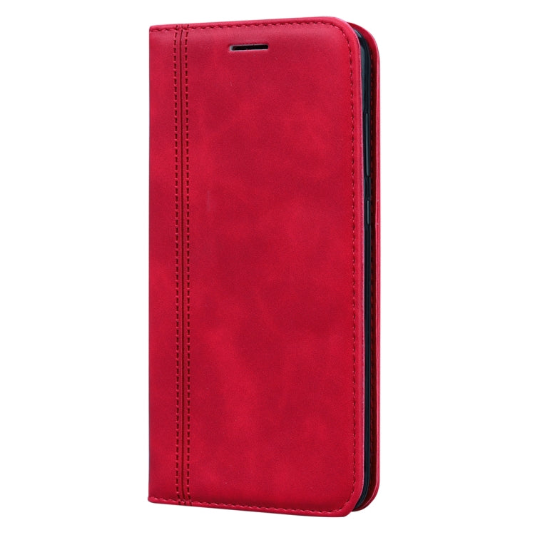 For Huawei Honor 9 Lite Frosted Business Magnetic Horizontal Flip PU Leather Case with Holder & Card Slot & Lanyard