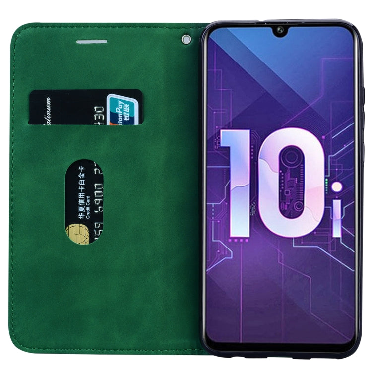 For Huawei Honor 10i / 20i Frosted Business Magnetic Horizontal Flip PU Leather Case with Holder & Card Slot & Lanyard