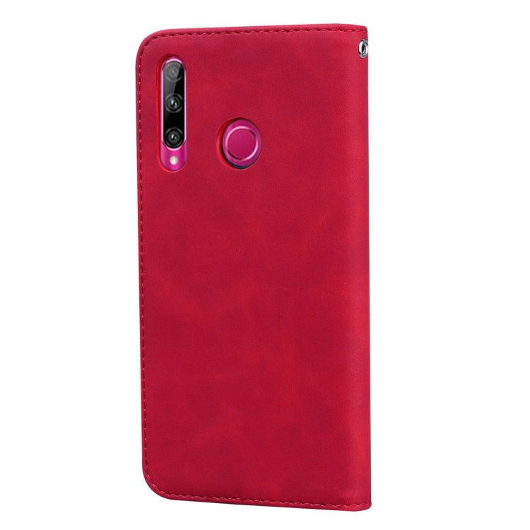 For Huawei Honor 10i / 20i Frosted Business Magnetic Horizontal Flip PU Leather Case with Holder & Card Slot & Lanyard