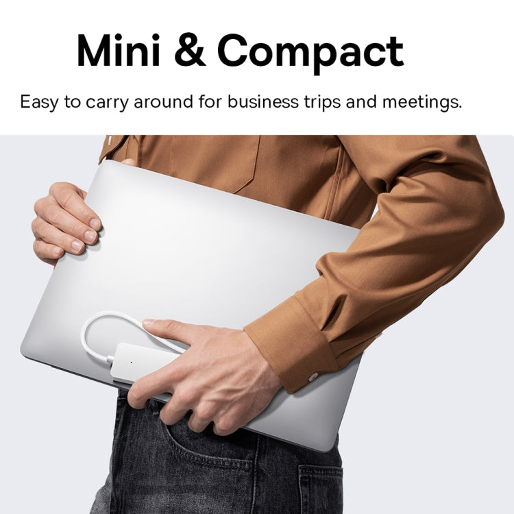 Baseus Ultra Joy Series 4 in 1 USB to USB3.0x4 HUB Adapter, Cable Length: