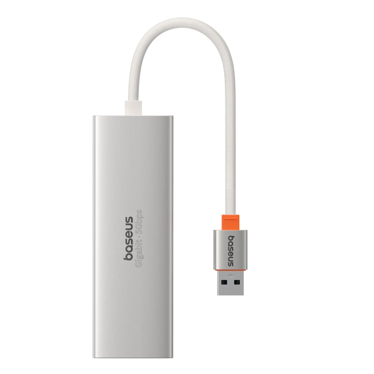 Baseus Portal Joy Series 4 in 1 USB3.0x3+RJ45x1 HUB Adapter, Interface:USB