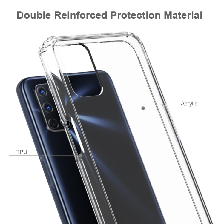 For OPPO A52 / A72 / A92 Shockproof Scratchproof TPU + Acrylic Protective Case