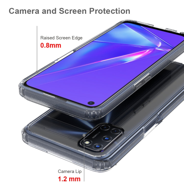 For OPPO A52 / A72 / A92 Shockproof Scratchproof TPU + Acrylic Protective Case