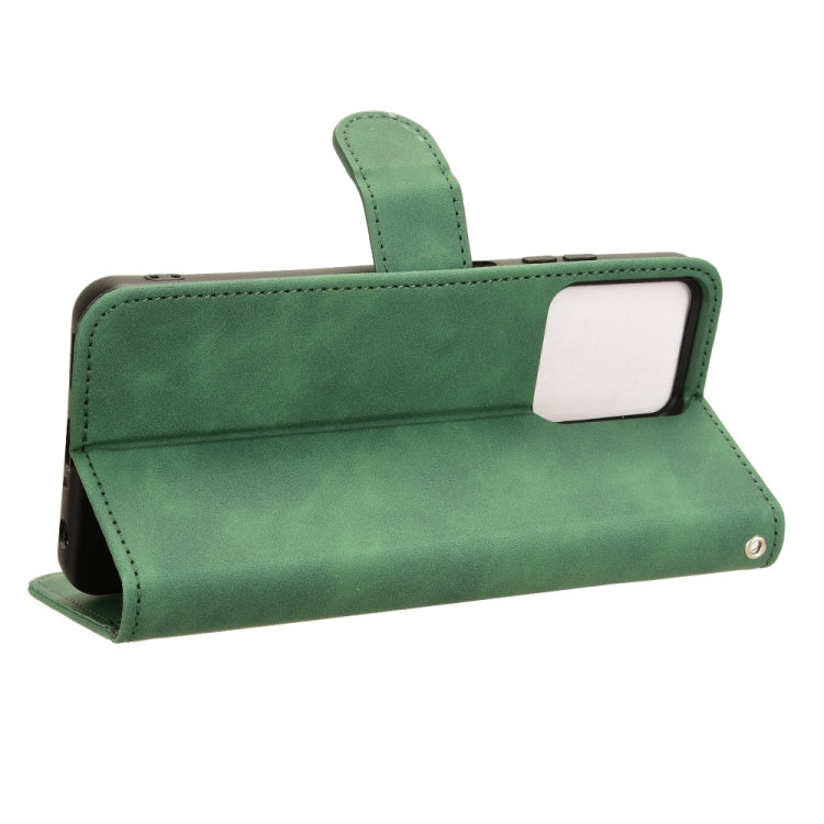 For Blackview OSCAL C70 Skin Feel Magnetic Flip Leather Phone Case