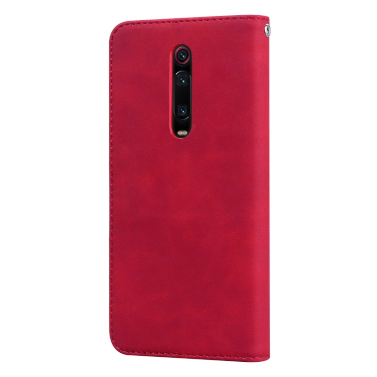 For Xiaomi Redmi K20 Frosted Business Magnetic Horizontal Flip PU Leather Case with Holder & Card Slot & Lanyard