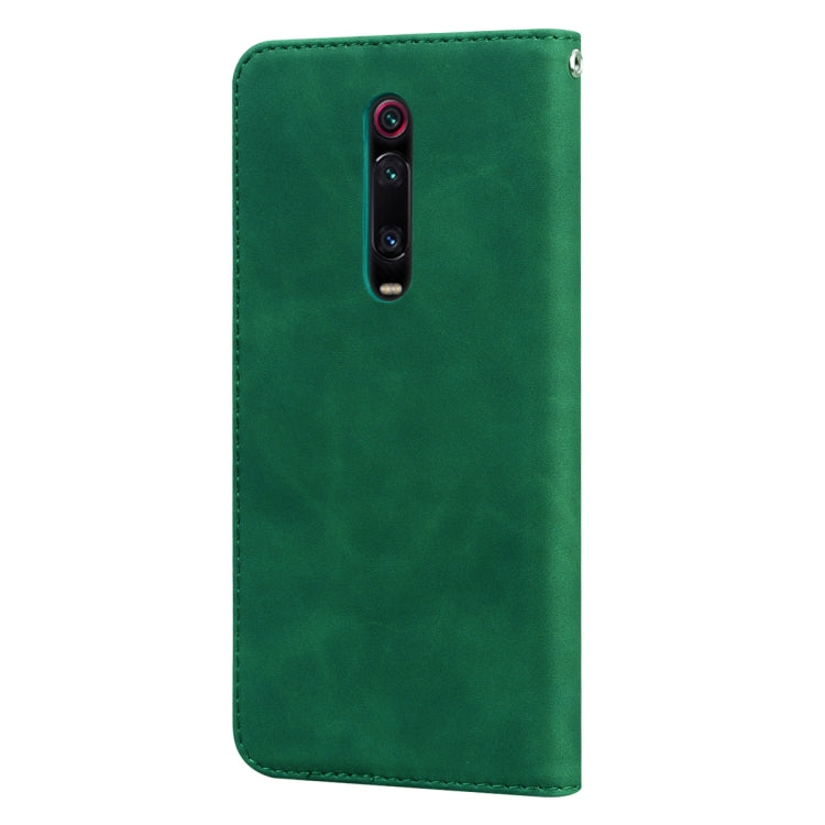 For Xiaomi Redmi K20 Frosted Business Magnetic Horizontal Flip PU Leather Case with Holder & Card Slot & Lanyard