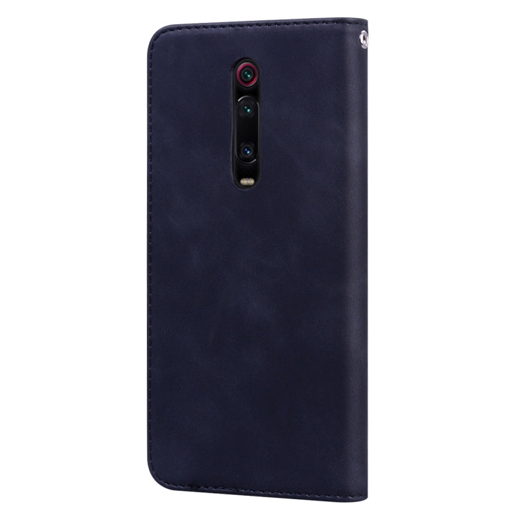 For Xiaomi Redmi K20 Frosted Business Magnetic Horizontal Flip PU Leather Case with Holder & Card Slot & Lanyard