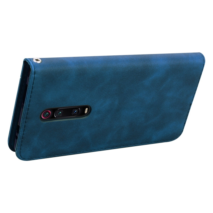 For Xiaomi Redmi K20 Frosted Business Magnetic Horizontal Flip PU Leather Case with Holder & Card Slot & Lanyard