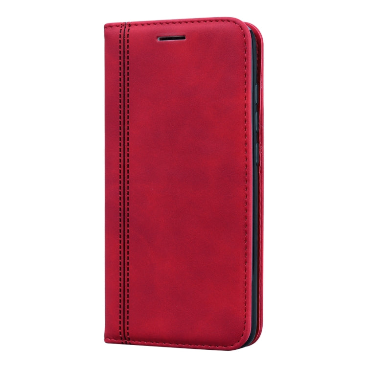 For Xiaomi Redmi 7A Frosted Business Magnetic Horizontal Flip PU Leather Case with Holder & Card Slot & Lanyard