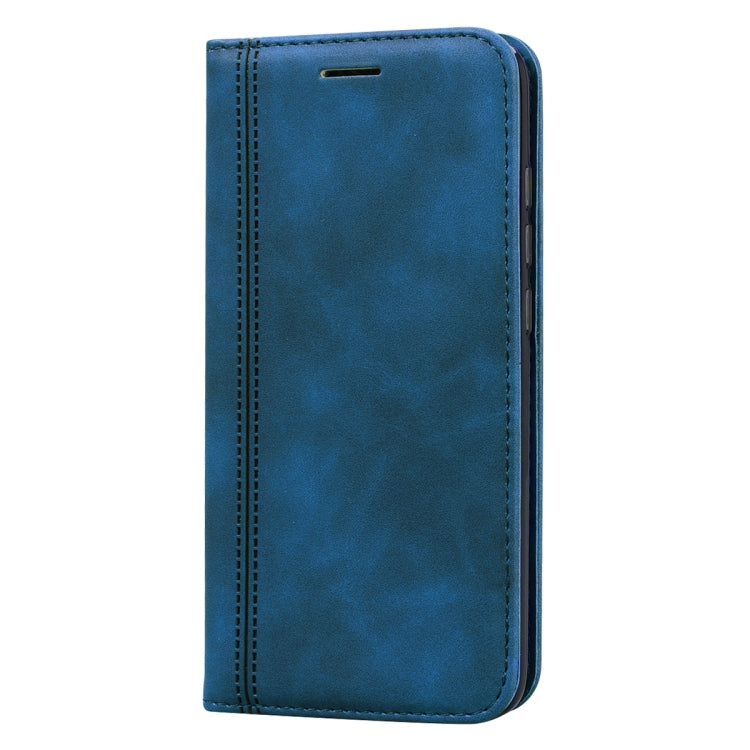 For Xiaomi Redmi 7A Frosted Business Magnetic Horizontal Flip PU Leather Case with Holder & Card Slot & Lanyard