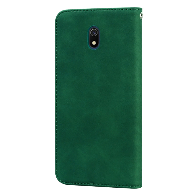 For Xiaomi Redmi 8A Frosted Business Magnetic Horizontal Flip PU Leather Case with Holder & Card Slot & Lanyard