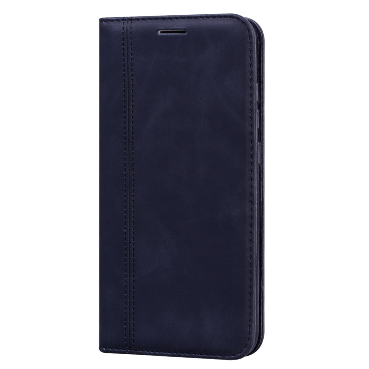For Xiaomi Redmi 8A Frosted Business Magnetic Horizontal Flip PU Leather Case with Holder & Card Slot & Lanyard