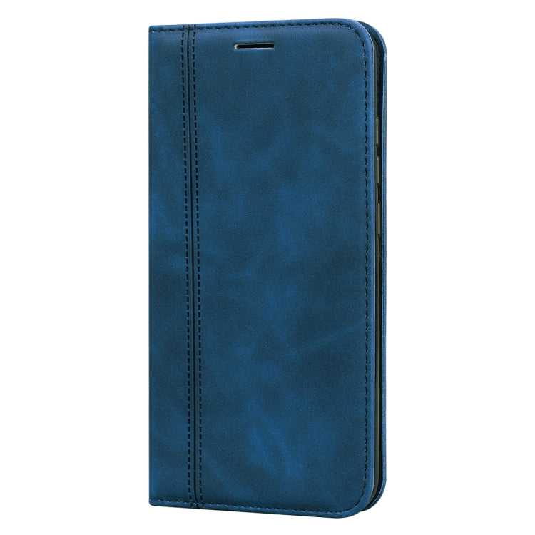 For Xiaomi Redmi 8A Frosted Business Magnetic Horizontal Flip PU Leather Case with Holder & Card Slot & Lanyard