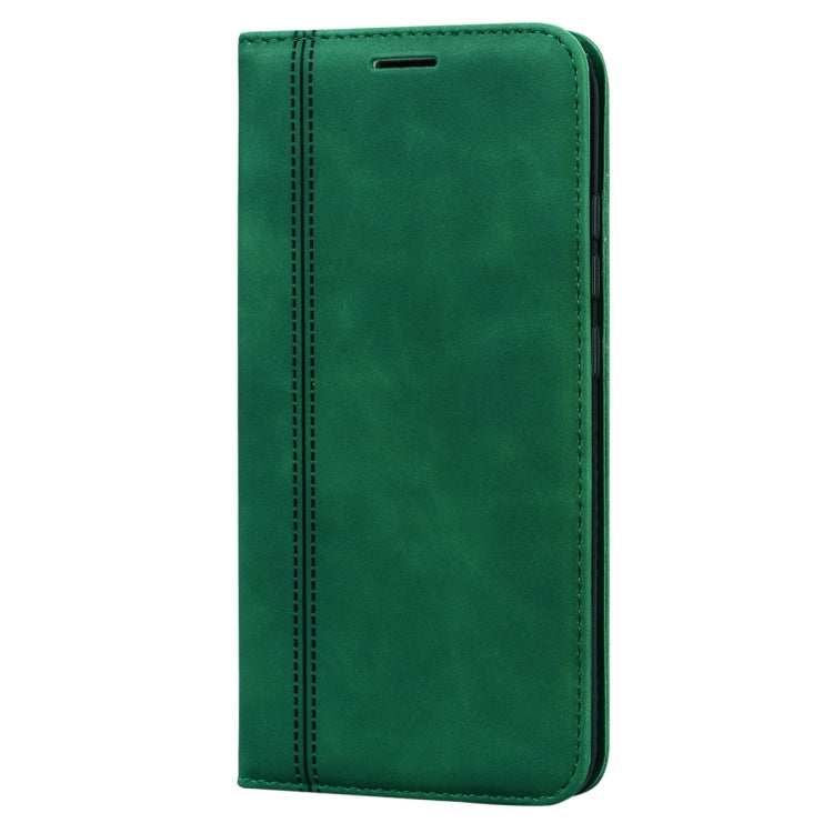 For Xiaomi Redmi Note 7 Frosted Business Magnetic Horizontal Flip PU Leather Case with Holder & Card Slot & Lanyard