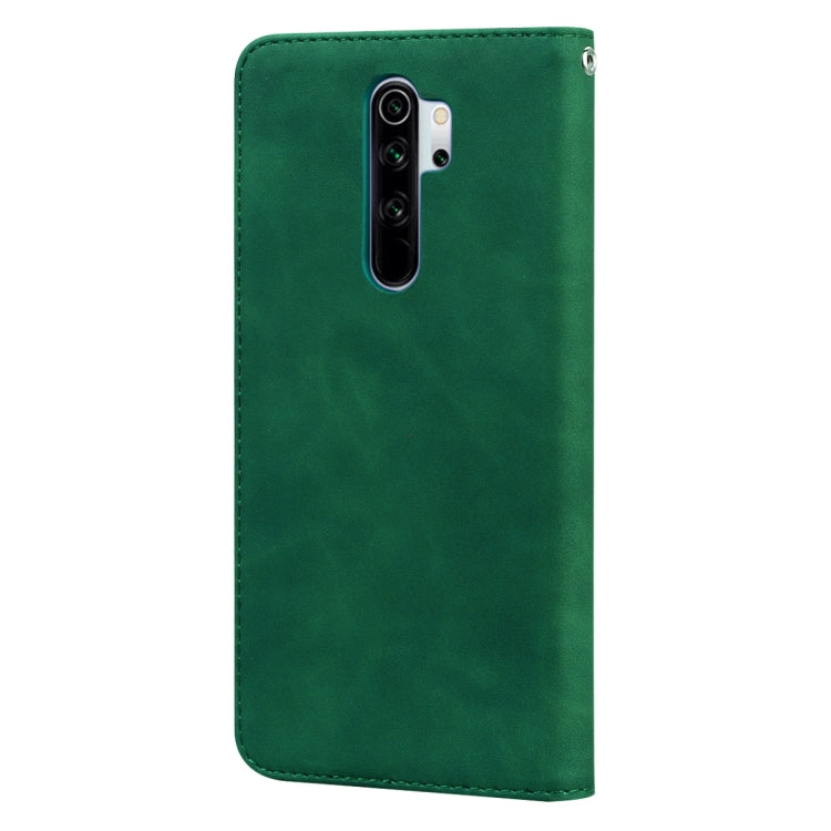 For Xiaomi Redmi Note 8 Pro Frosted Business Magnetic Horizontal Flip PU Leather Case with Holder & Card Slot & Lanyard