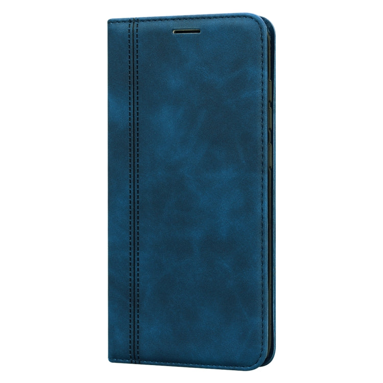 For Xiaomi Redmi Note 9 / Redmi 10X 4G Frosted Business Magnetic Horizontal Flip PU Leather Case with Holder & Card Slot & Lanyard