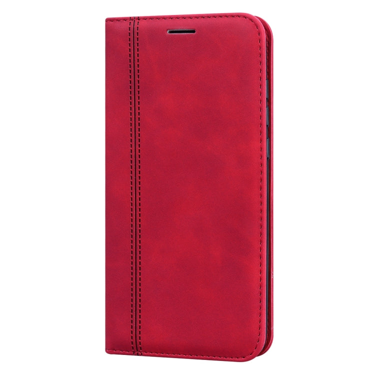 For Xiaomi Mi CC9 / A3 Lite / Mi 9 Lite Frosted Business Magnetic Horizontal Flip PU Leather Case with Holder & Card Slot & Lanyard