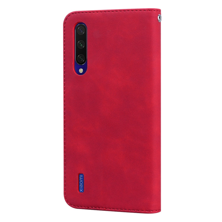 For Xiaomi Mi CC9 / A3 Lite / Mi 9 Lite Frosted Business Magnetic Horizontal Flip PU Leather Case with Holder & Card Slot & Lanyard