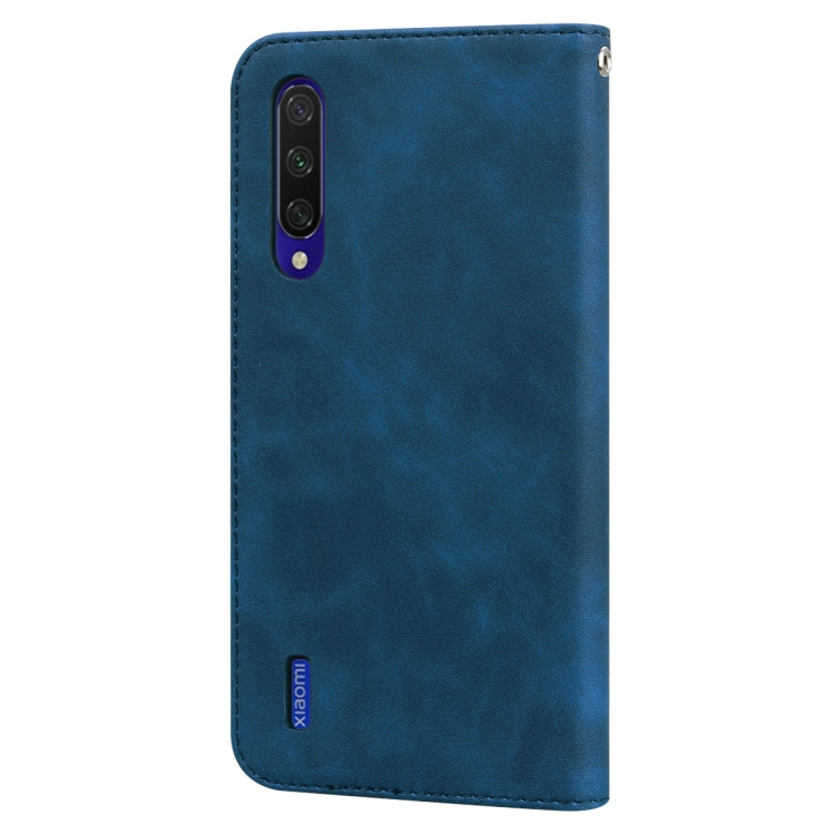 For Xiaomi Mi CC9 / A3 Lite / Mi 9 Lite Frosted Business Magnetic Horizontal Flip PU Leather Case with Holder & Card Slot & Lanyard