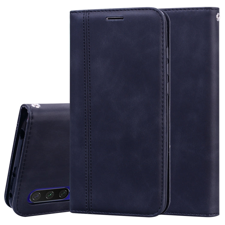 For Xiaomi Mi CC9e Frosted Business Magnetic Horizontal Flip PU Leather Case with Holder & Card Slot & Lanyard