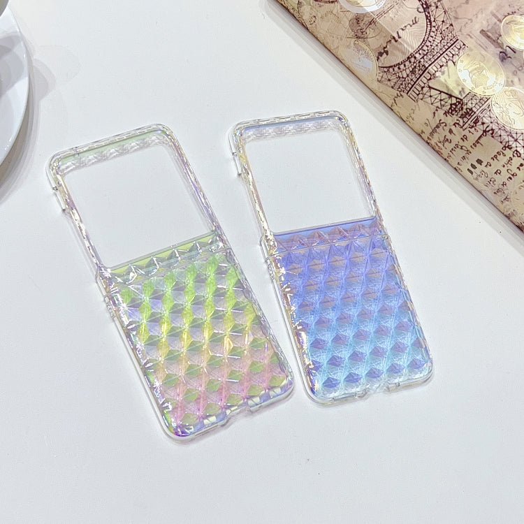 For Motorola Razr 40 Ultra Colorful Diamond Texture PC Phone Case