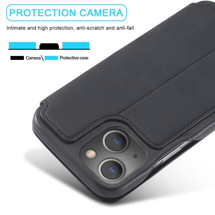 LC.IMEEKE Hon Ancient Series Flip Leather Phone Case For iPhone 15