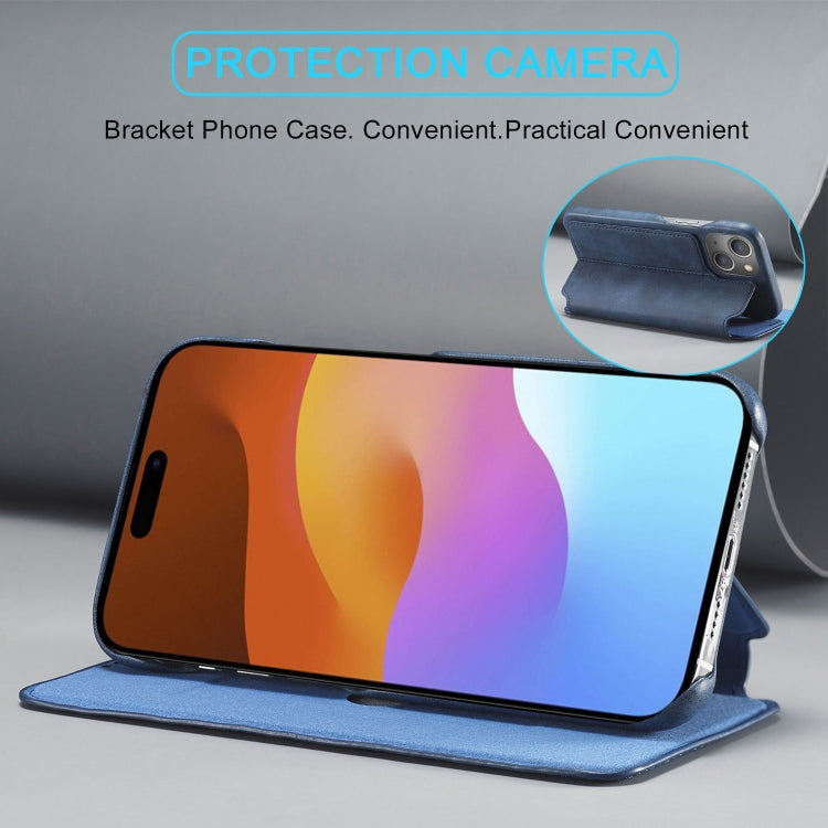 LC.IMEEKE Hon Ancient Series Flip Leather Phone Case For iPhone 15