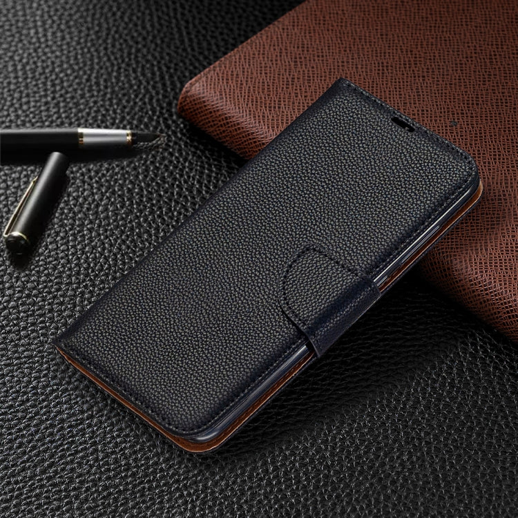 For Xiaomi Redmi Note 9 Litchi Texture Pure Color Horizontal Flip Leather Case with Holder & Card Slots & Wallet & Lanyard