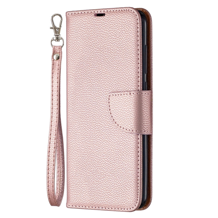 For Xiaomi Redmi Note 9 Litchi Texture Pure Color Horizontal Flip Leather Case with Holder & Card Slots & Wallet & Lanyard