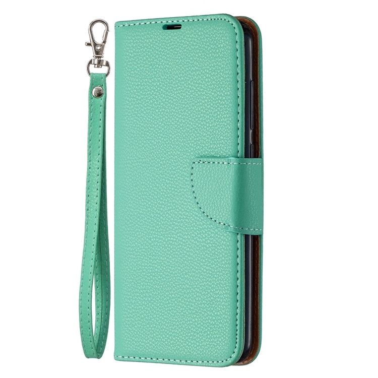 For Xiaomi Redmi Note 9 Litchi Texture Pure Color Horizontal Flip Leather Case with Holder & Card Slots & Wallet & Lanyard