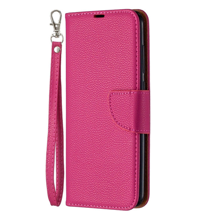 For Xiaomi Redmi Note 9 Litchi Texture Pure Color Horizontal Flip Leather Case with Holder & Card Slots & Wallet & Lanyard