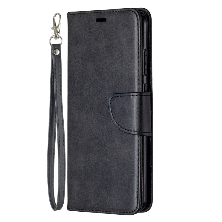 For Nokia 5.3 Retro Lambskin Texture Pure Color Horizontal Flip PU Leather Case with Holder & Card Slots & Wallet & Lanyard