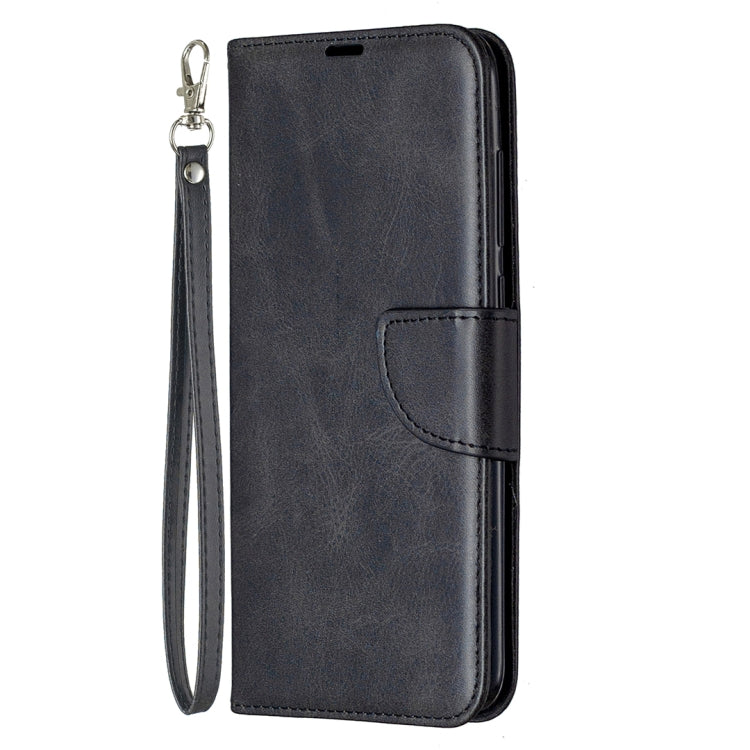For Xiaomi Redmi Note 9 Retro Lambskin Texture Pure Color Horizontal Flip PU Leather Case with Holder & Card Slots & Wallet & Lanyard