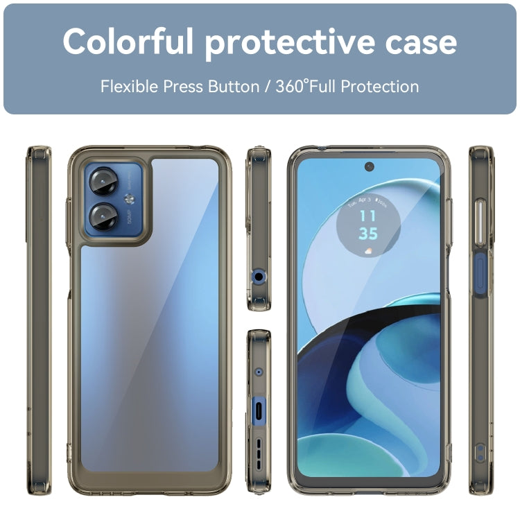 For Motorola Moto G14 Colorful Series Acrylic + TPU Phone Case