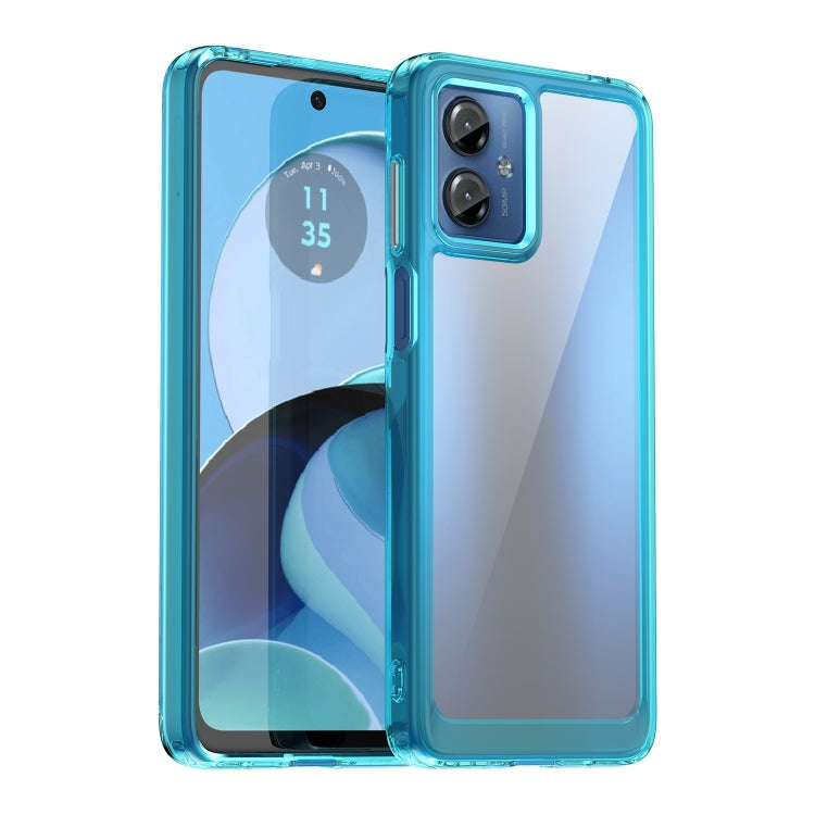 For Motorola Moto G14 Colorful Series Acrylic + TPU Phone Case