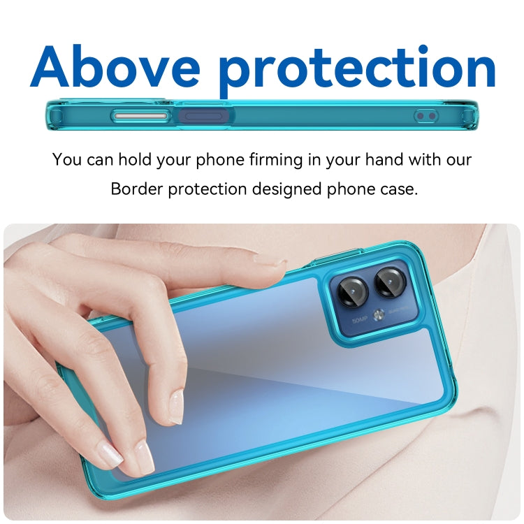 For Motorola Moto G14 Colorful Series Acrylic + TPU Phone Case