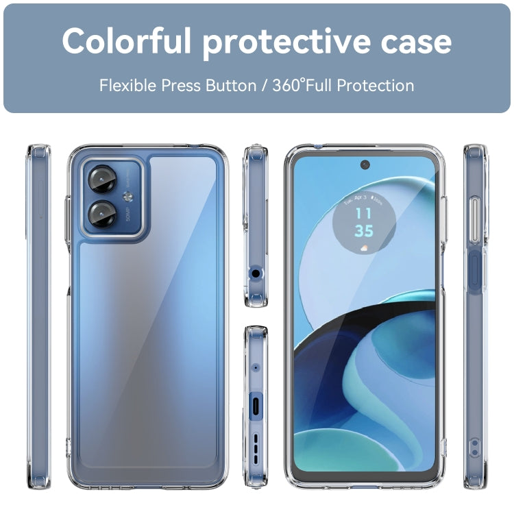 For Motorola Moto G14 Colorful Series Acrylic + TPU Phone Case