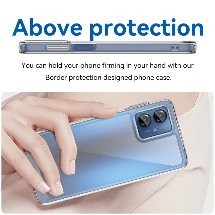 For Motorola Moto G14 Colorful Series Acrylic + TPU Phone Case