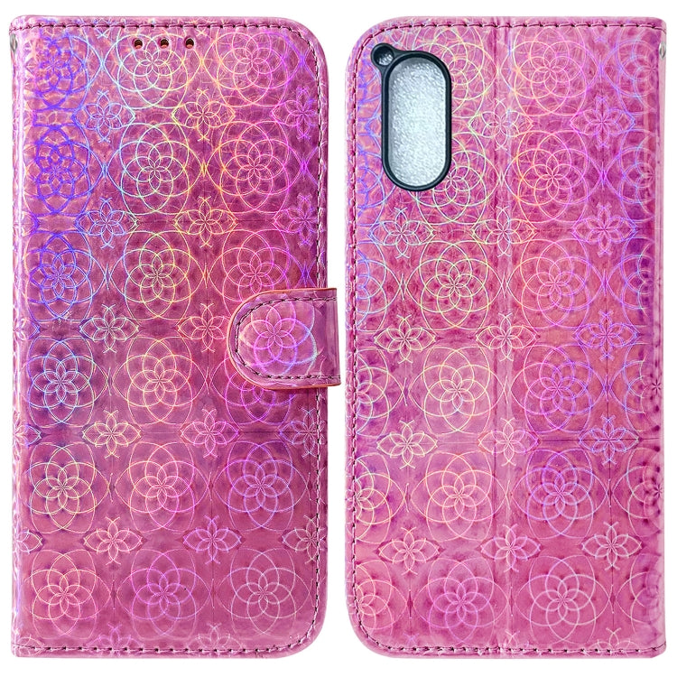 For Sony Xperia 5 V Colorful Magnetic Buckle Leather Phone Case