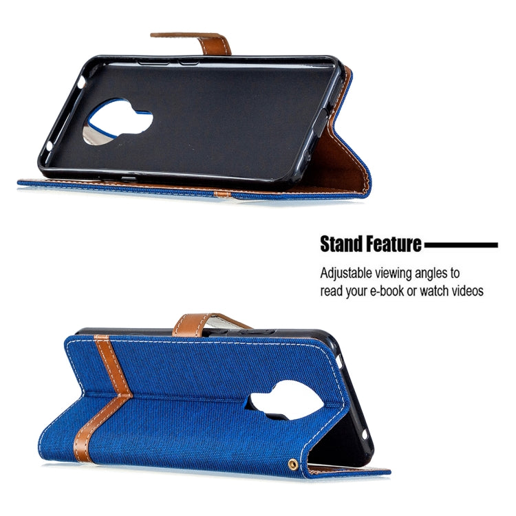 For Nokia 5.3 Denim Texture Horizontal Flip Leather Case with Holder & Card Slots & Wallet & Lanyard
