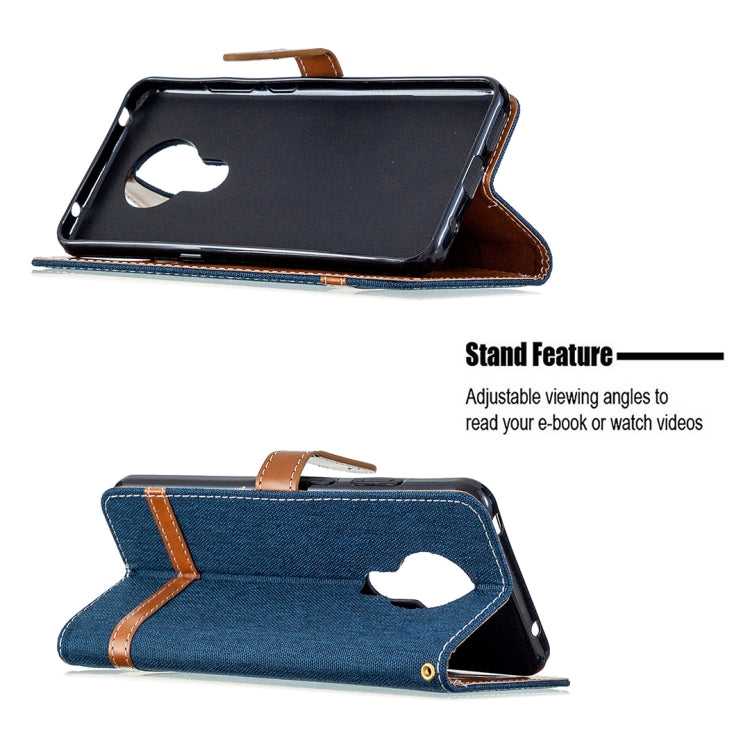 For Nokia 5.3 Denim Texture Horizontal Flip Leather Case with Holder & Card Slots & Wallet & Lanyard