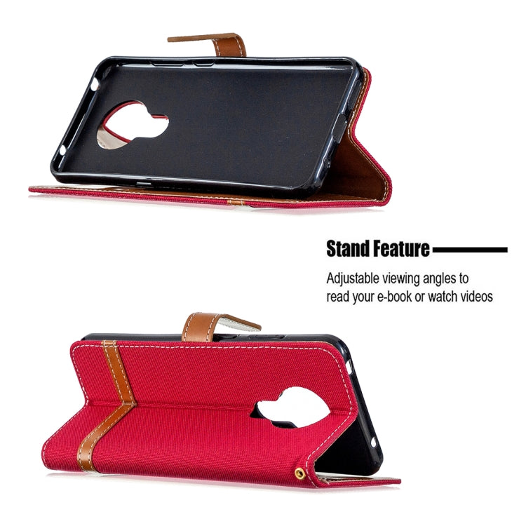 For Nokia 5.3 Denim Texture Horizontal Flip Leather Case with Holder & Card Slots & Wallet & Lanyard