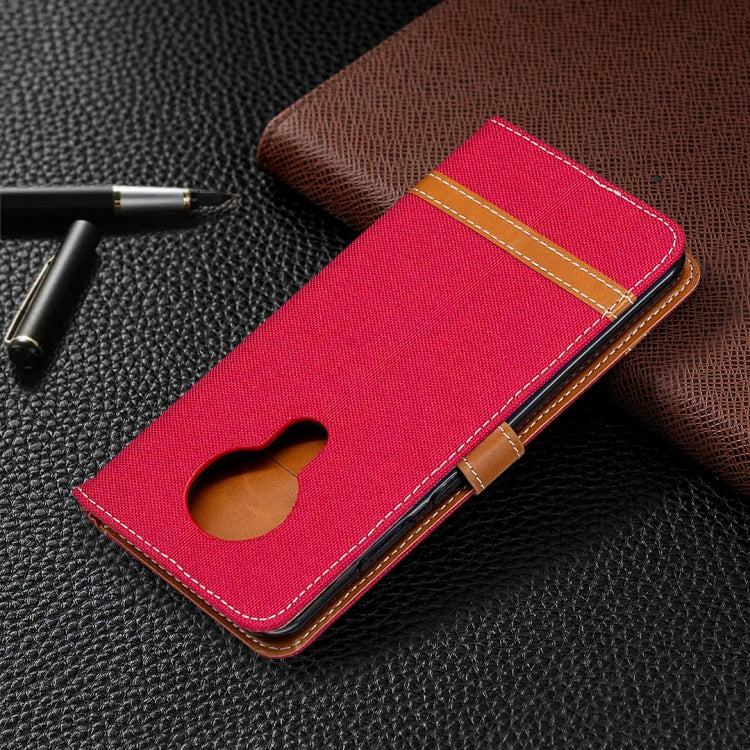 For Nokia 5.3 Denim Texture Horizontal Flip Leather Case with Holder & Card Slots & Wallet & Lanyard