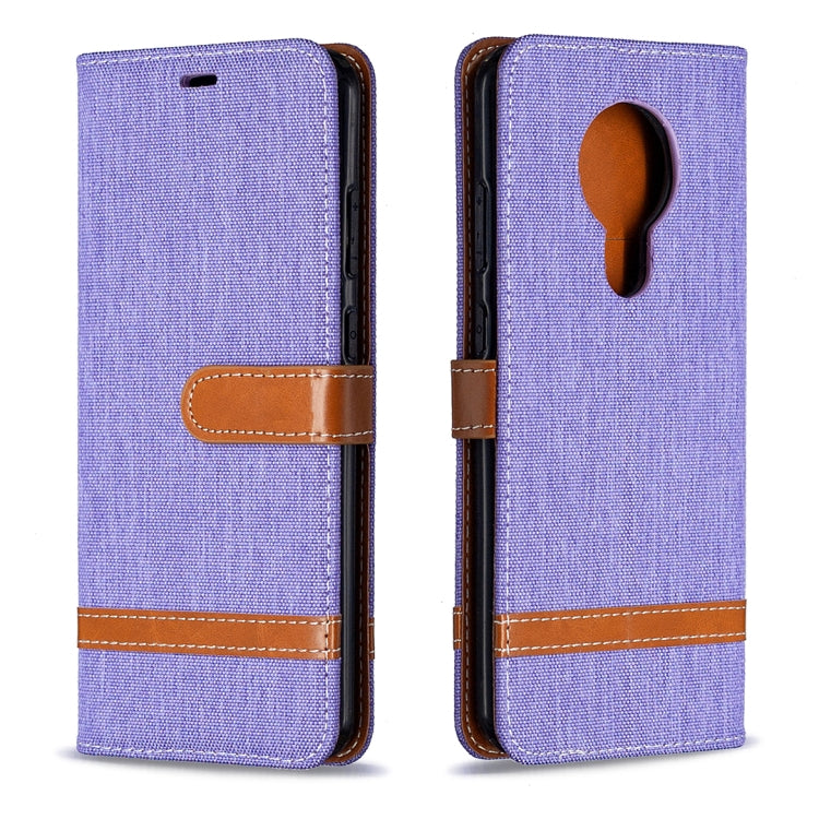 For Nokia 5.3 Denim Texture Horizontal Flip Leather Case with Holder & Card Slots & Wallet & Lanyard