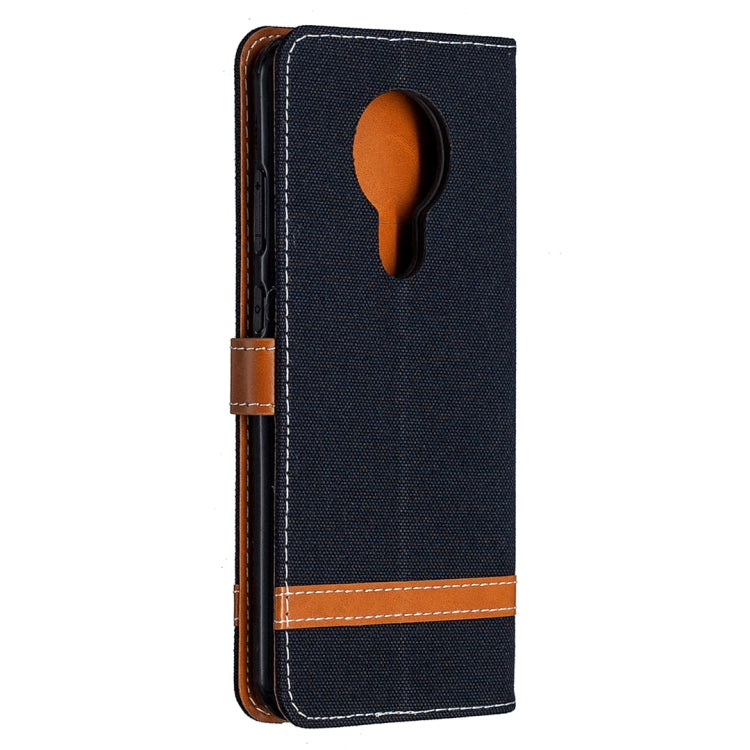 For Nokia 5.3 Denim Texture Horizontal Flip Leather Case with Holder & Card Slots & Wallet & Lanyard