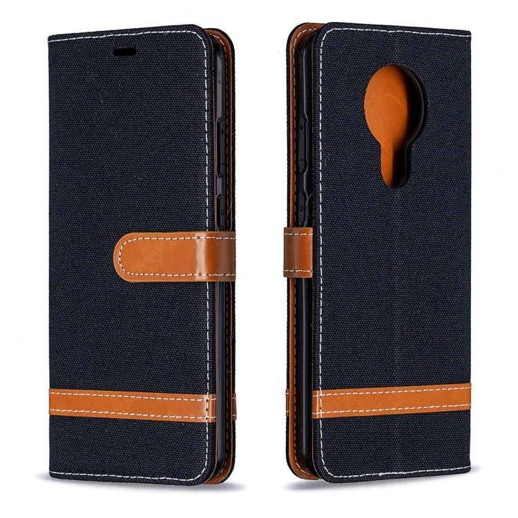 For Nokia 5.3 Denim Texture Horizontal Flip Leather Case with Holder & Card Slots & Wallet & Lanyard