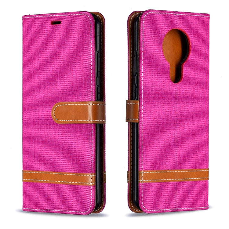 For Nokia 5.3 Denim Texture Horizontal Flip Leather Case with Holder & Card Slots & Wallet & Lanyard