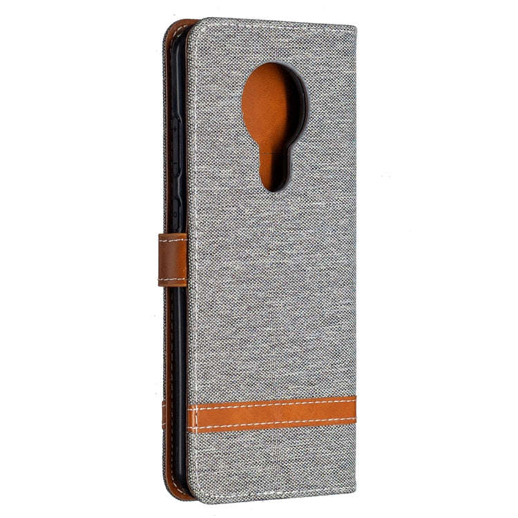 For Nokia 5.3 Denim Texture Horizontal Flip Leather Case with Holder & Card Slots & Wallet & Lanyard